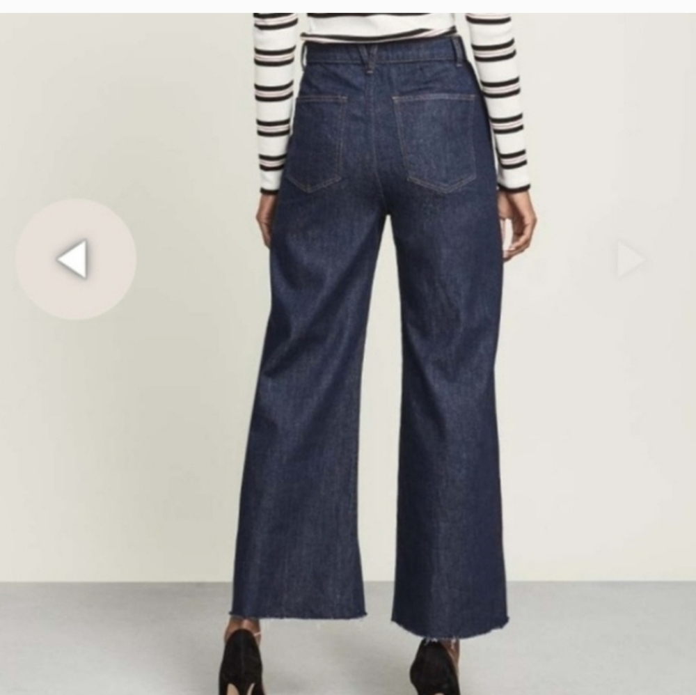 Veronica Beard Dark Blue Flare Jeans.    Size 27 - Picture 2 of 15